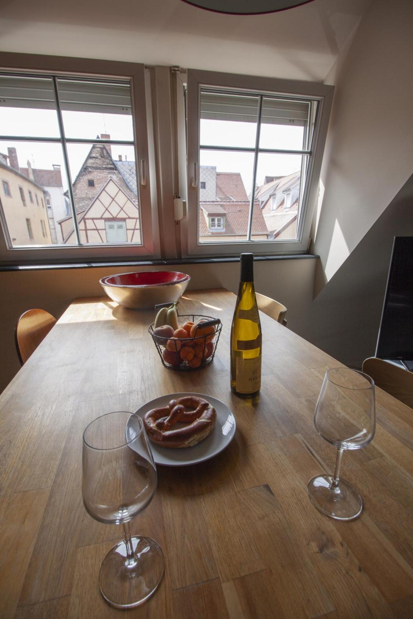 La Cour De Berthe Est Leilighet Colmar Rom bilde